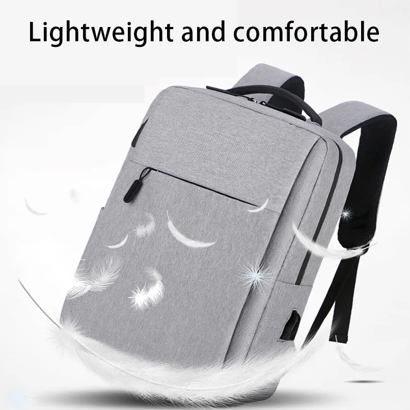 Oxford Unisex Large Capacity Multiple Pockets Waterproof Backpack School Bag Laptop Bussiness Briefcase Handbag Women Purse