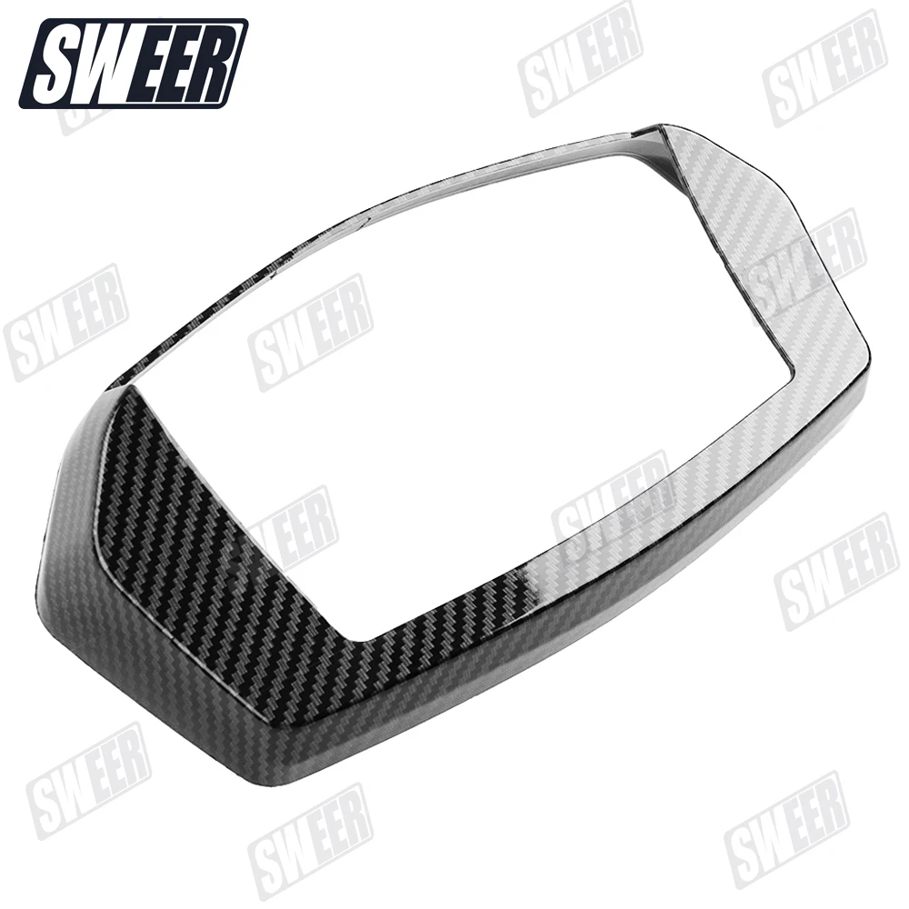 Motorcycle Carbon fiber Modified Speedometer Cover Compatible with Yamaha NMAX125 155 2020-2024 Frame Instrument Decoration
