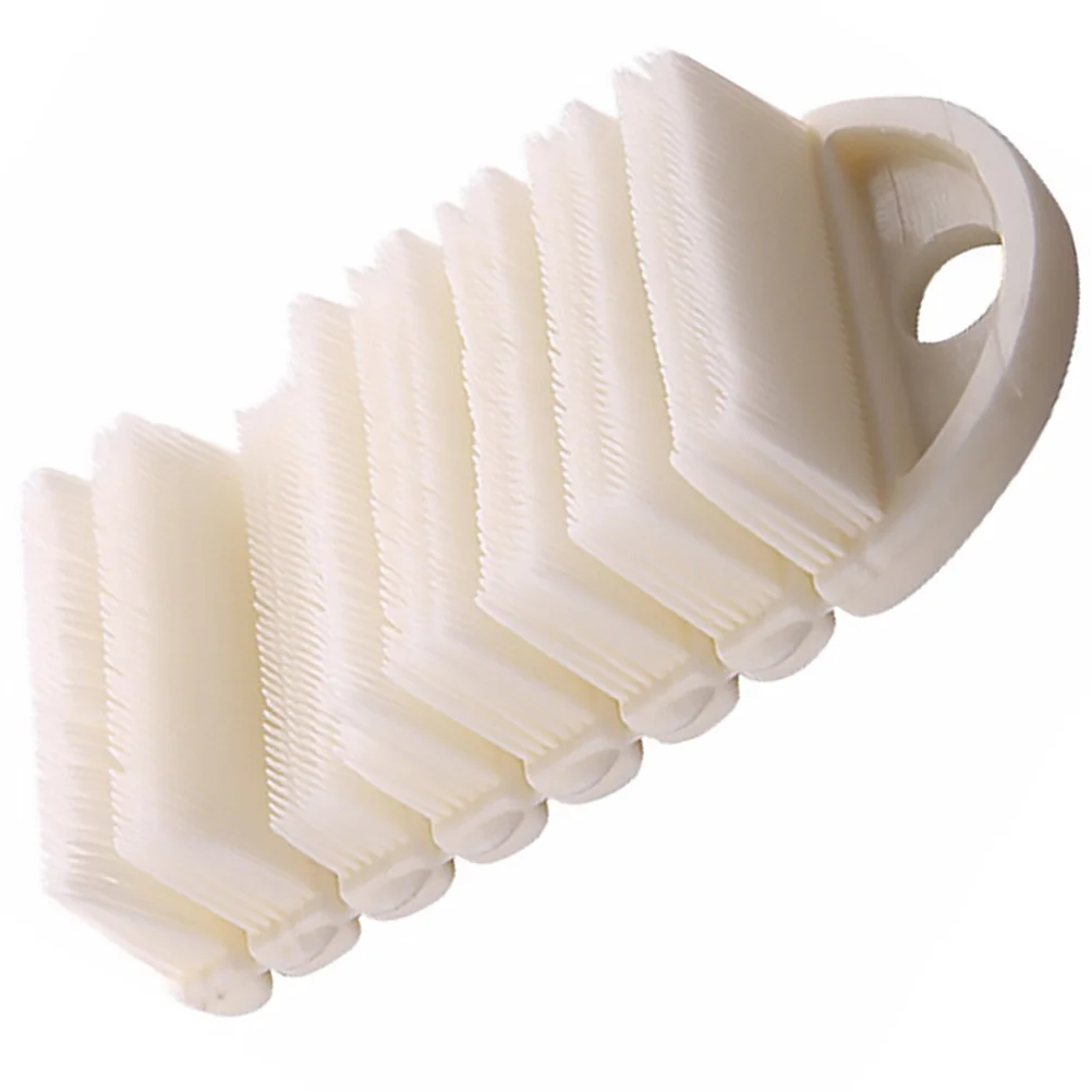 Nail Brush Soft Bristle For Fingernails Toenails Cleaning Manicure Pedicure Tool Portable Finger Scrub Brush Travel Size