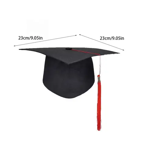 5 पीस अकादमिक टोपी ऐक्रेलिक फाइबर हेडवियर अकादमी स्मारिका कैप्स कॉस्प्ले आपूर्ति पेंडेंट यूनिसेक्स स्नातक टोपी मास्टर 6 best sales स्नातक टोपी - №1