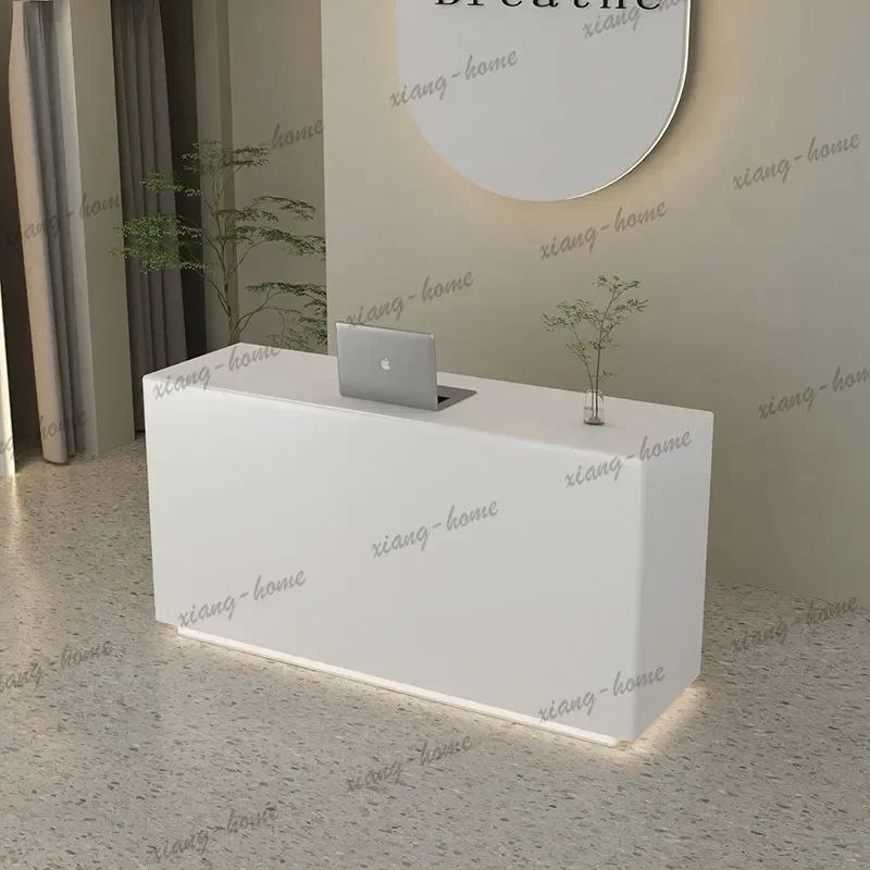 LSClothing store baking paint Cashier counter beauty salon company reception desk office table recepcion mostrador furniture