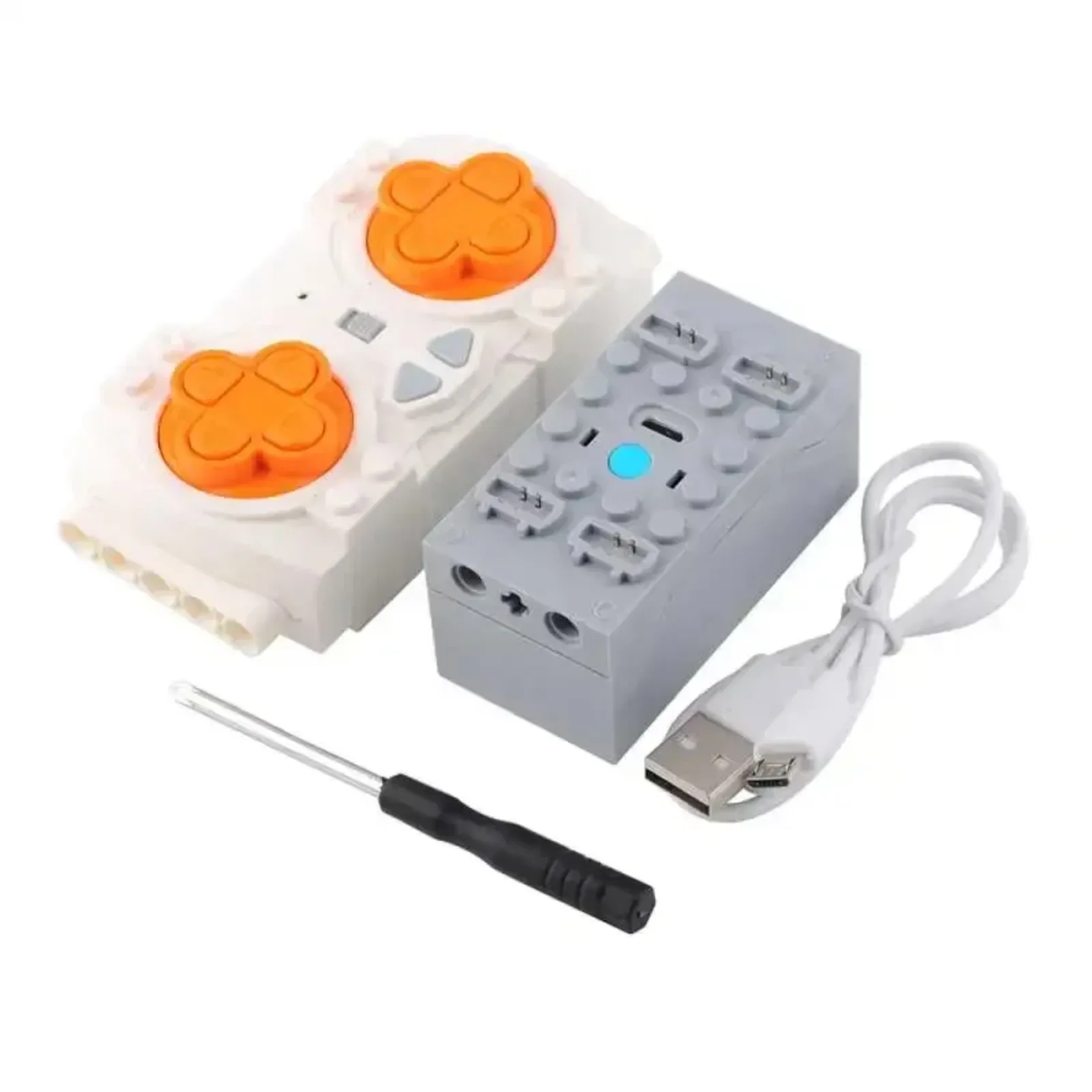 4 Channel APP Programming Power Set 4-Way Lithium Battery Box Remote Control Set for MOC PF Power Functions Techinal Parts