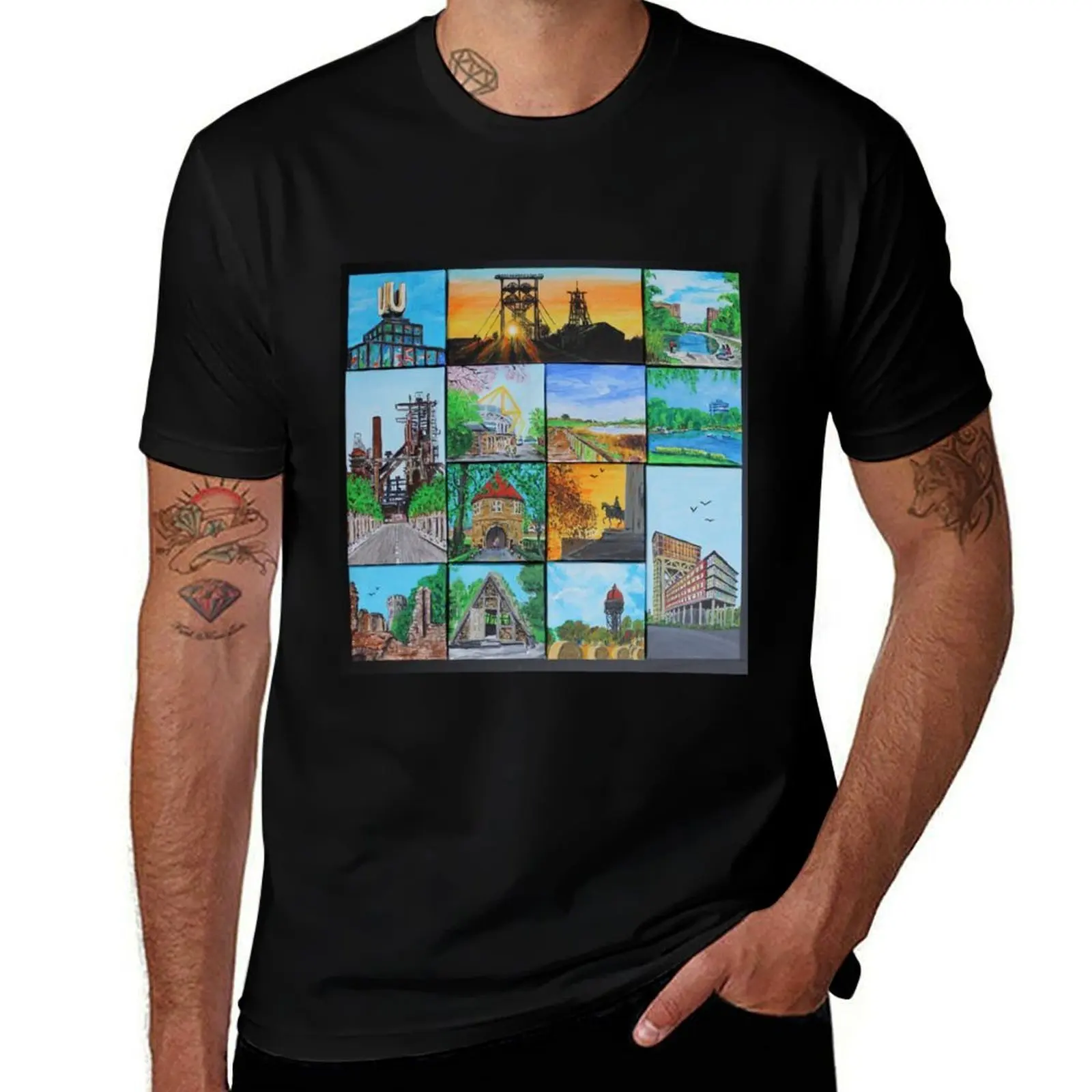 How well do you know your home country? -1- T-Shirt Simple Casual Short Sleeve Cotton T-Shirt