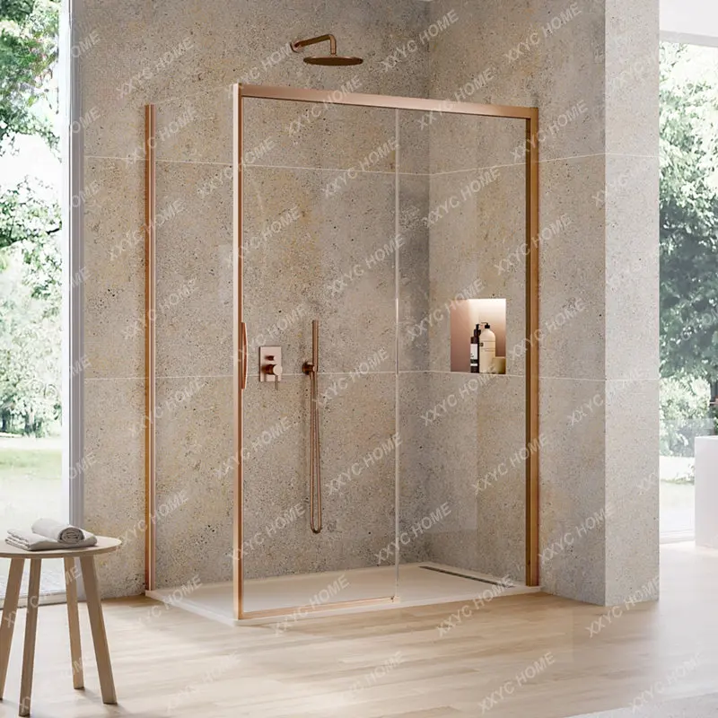 Wet Separation Screen Shower Room Shower Room Glass Door Bath Screen Sliding Door Customization