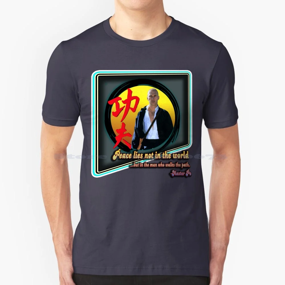 Camiseta de Kung Fu 100% algodón, camisa de David, Carradine, Kung Fu, Kung Foo, Zen, Taoísmo, Tai Chi, Dao, Dai, budismo, citas de Buda, Nei, Kung The