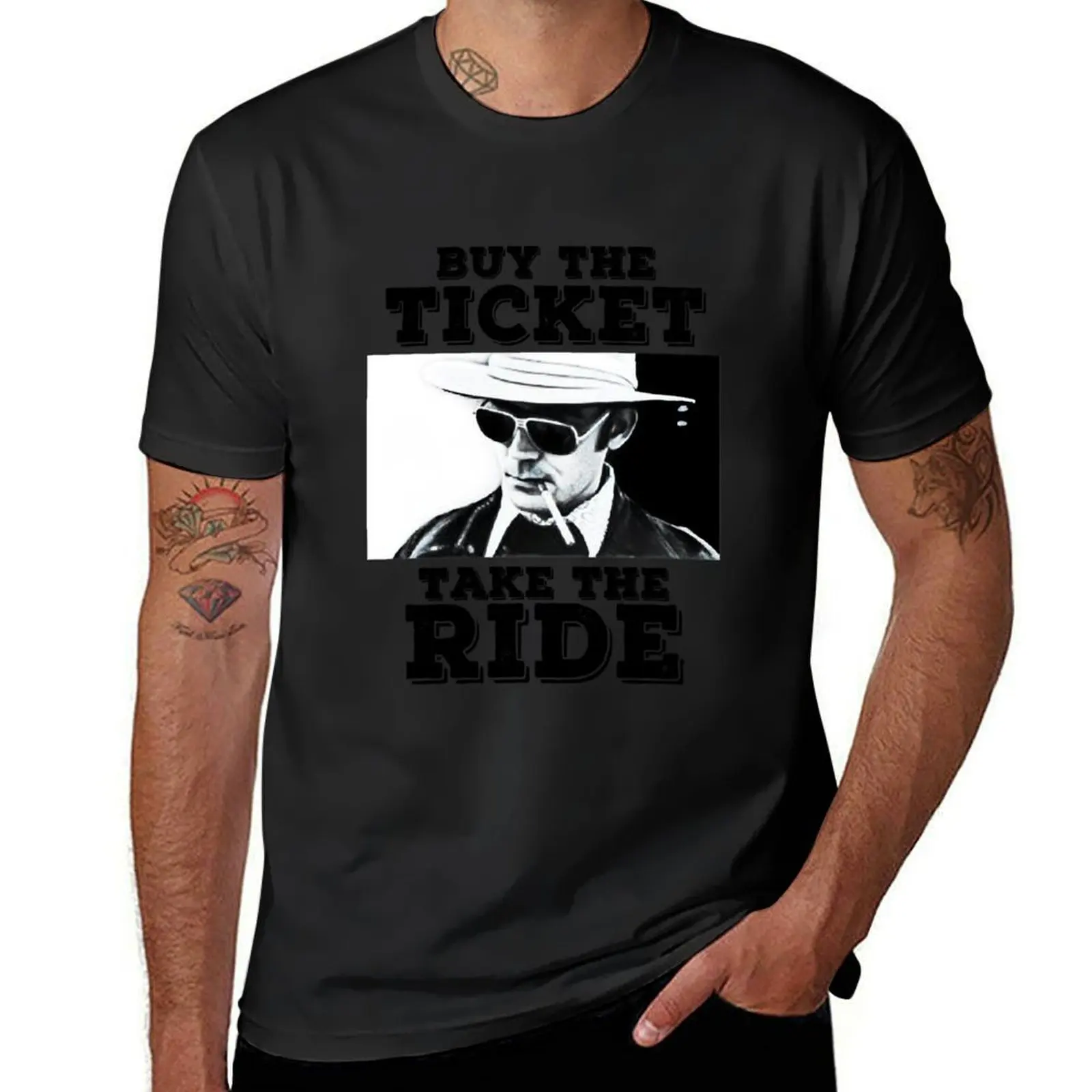 Buy The Ticket Take The Ride T-Shirt aesthetic clothes sublime heavyweights graphics mens tall t shirts