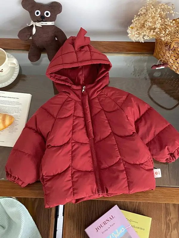 

ex Thiened, повседневная прочная пуховая куртка с капюшоном для детей, удобное теплое зимнее пальто, модное модное стеганое пальто