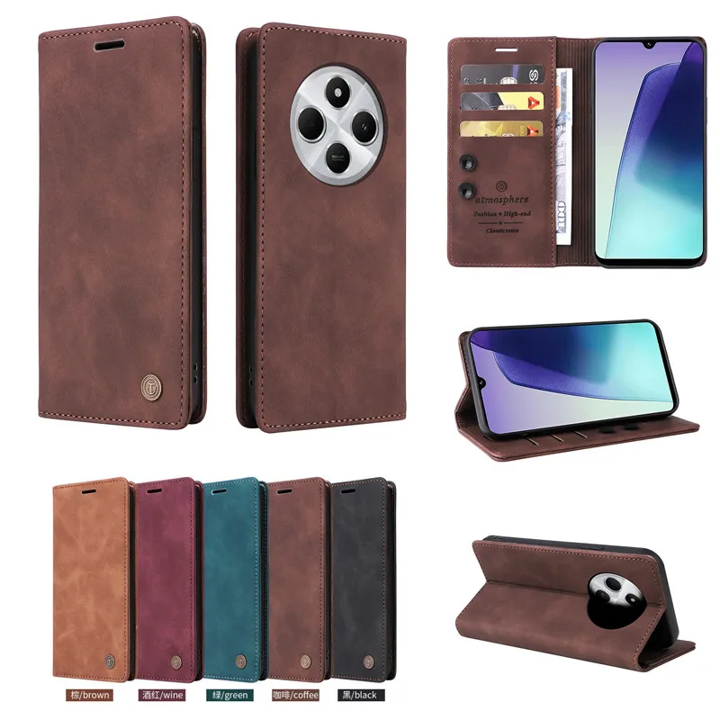 Capa flip carteira sacos capa de couro para xiaomi poco c75 x7 m7 f6 m6 x6 pro c65 pocom6 5g casos de proteção do telefone com slot para cartão