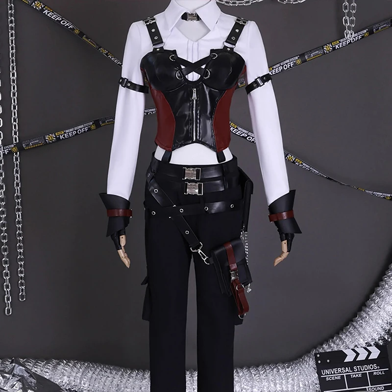 

Костюм для косплея героини, игра Love and Deepspace DokiDoki-SR Hunter, женская униформа, парик Xavier Zayne Rafayel, косплей на Хэллоуин