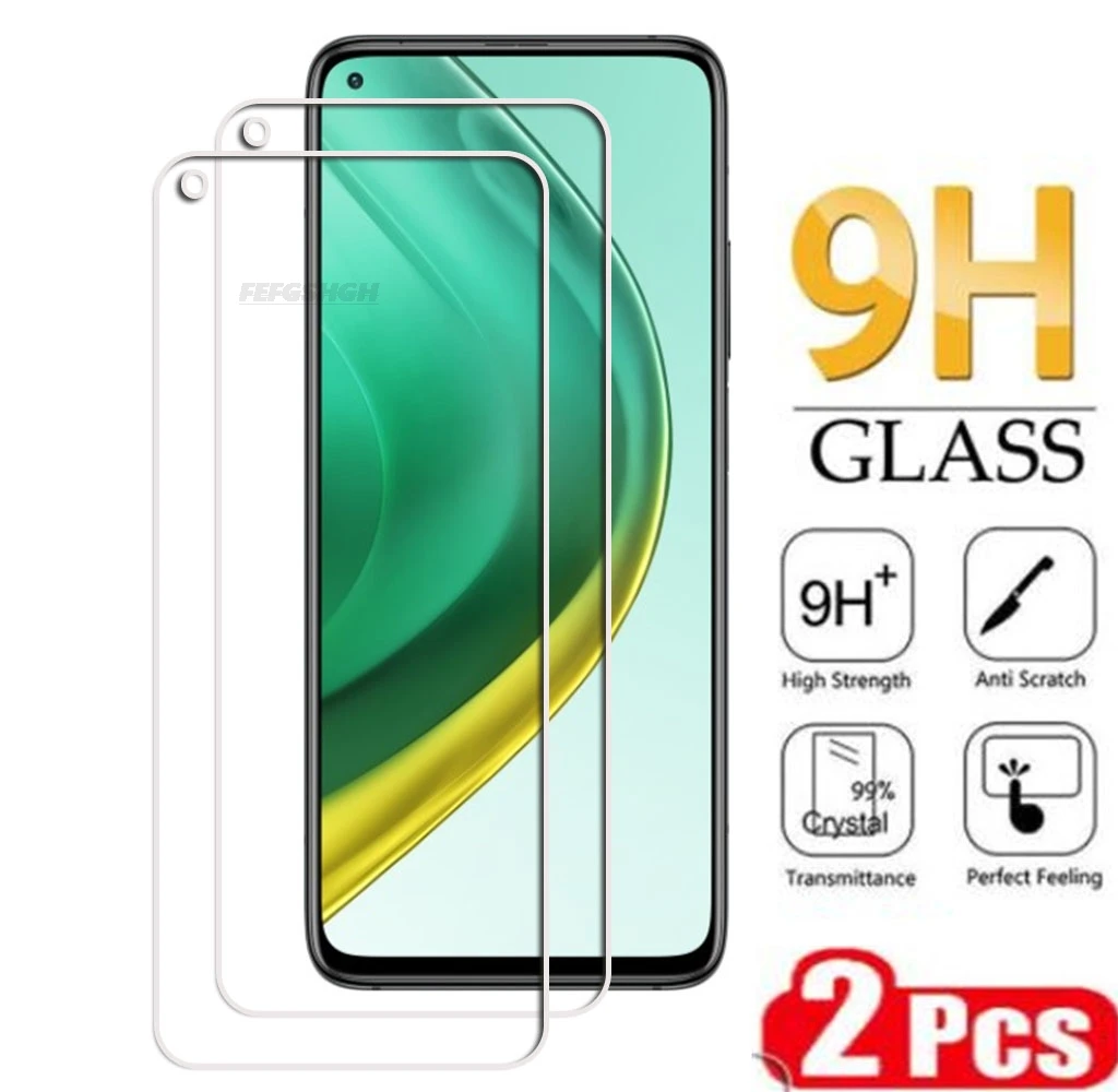 2PCS 9H HD Gehärtetem Glas Für Xiaomi Mi 10T Pro 5G 10TPro M2007J3SG MZB07ZCIN Mi 10T 5G Bildschirm Schutz Abdeckung Film