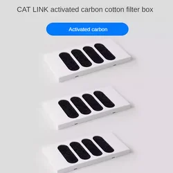 Catlink-自動猫用グリッターボックス,カーボンおよびコットンフィルター,交換用アクセサリー,ペット用品,臭いを吸収