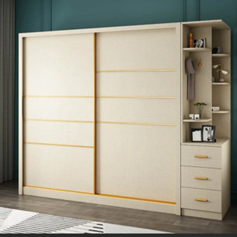 Wooden Organizer Wardrobes Modern Luxury Display Dressers Living Room Cabinets Storage Mobile Closets Abiertos Home Furnitures