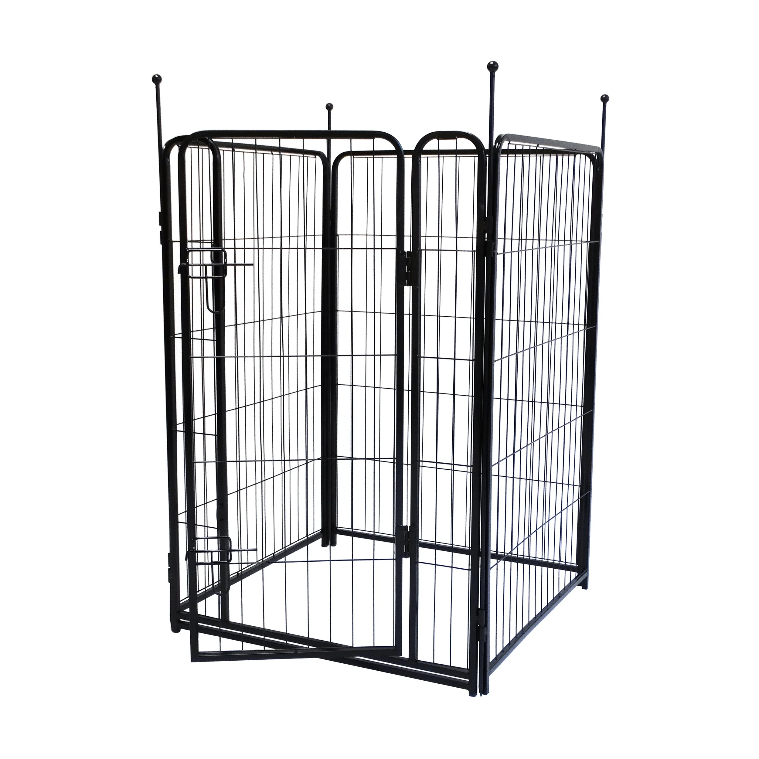 Lightweight Foldable Metal Pet Fences for Dogs & Cats-Temporary Isolation and Observation