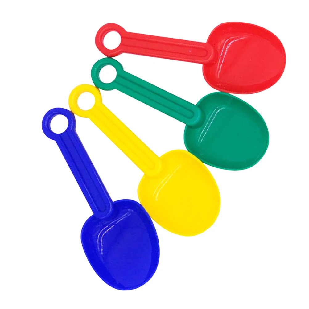 4 pezzi pala per sabbia giocattolo sicuro per bambini giocattoli da spiaggia giocattoli da esterno pale scavo strumenti da viaggio per bambini ottimo regalo