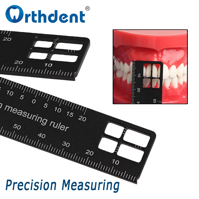 1 szt. Precyzyjny miernik dentystyczny Ortodontyczny przyrząd do pomiaru stomatologii fotograficznej