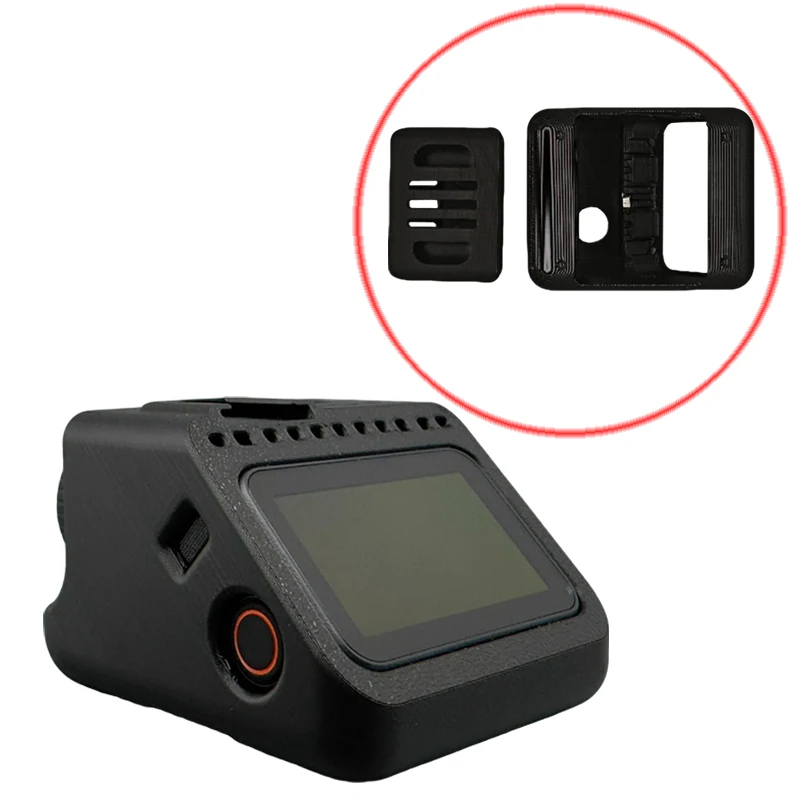 1Set Magnetic Suction Base 3D Printed Protective Case with Integrated Heat Dissipation/Lanyard Holes for DJI Osmo Nano DIY Parts