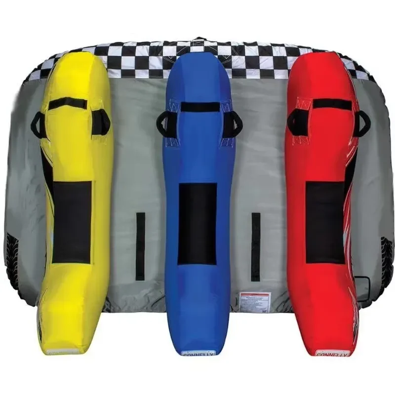 Water Park Inflatable Towable Tube PVC 4-Person Water Sports Rider