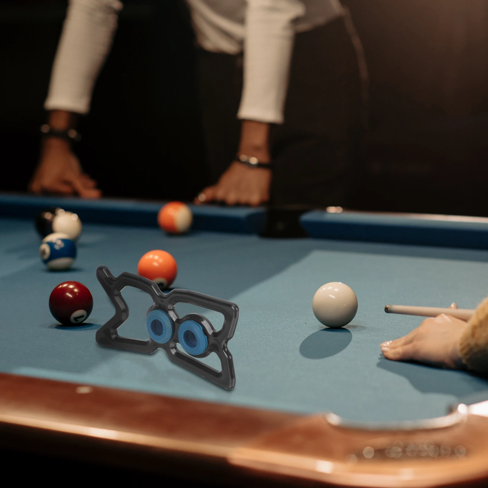 

Pool Table Cue Rack Holder Bracket Billiards Stick Supplies Plastic Bridge Head Fits Cues Durable Portable Lightweight High