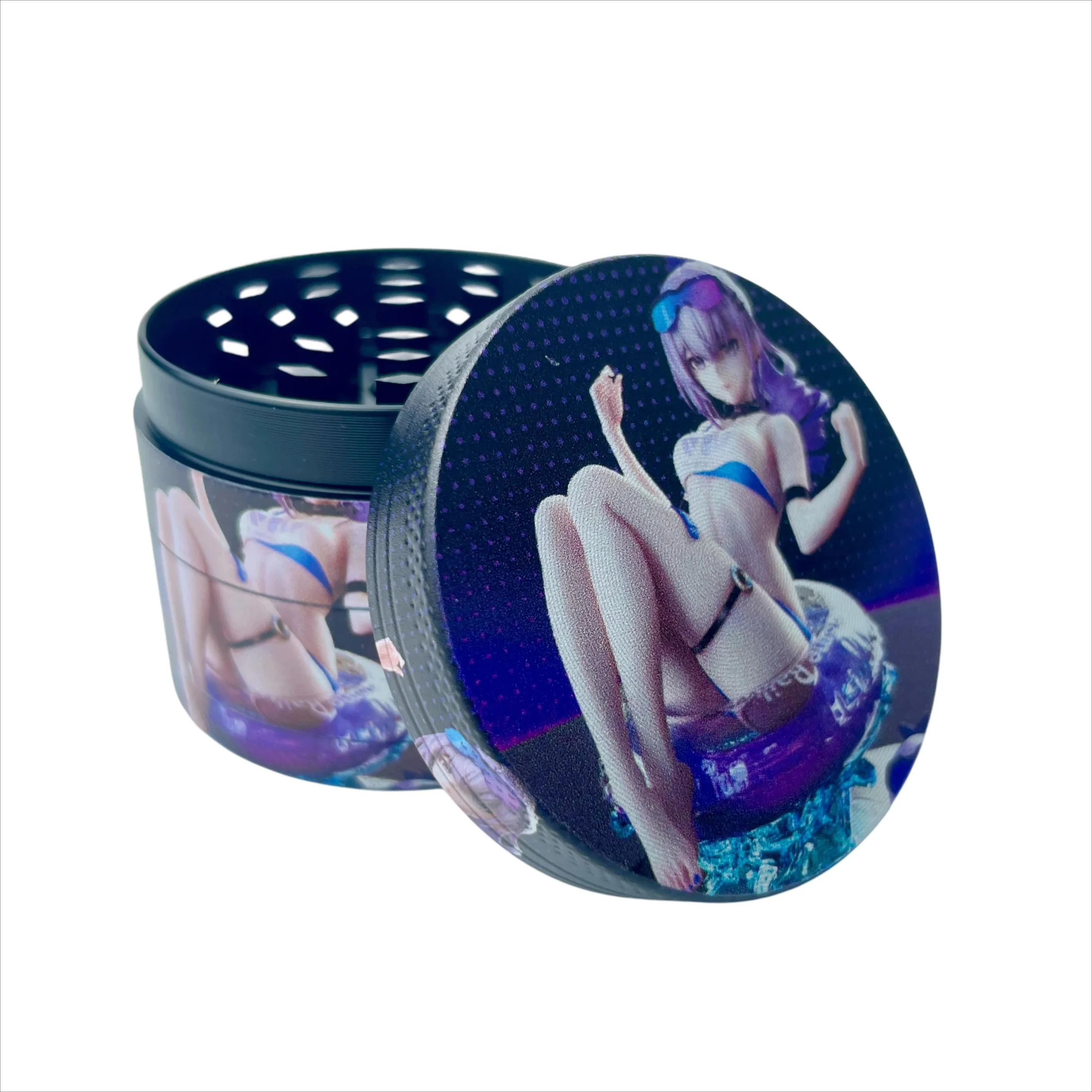 Penggiling Ramuan Logam Gadis Anime 50Mm/2 Inci