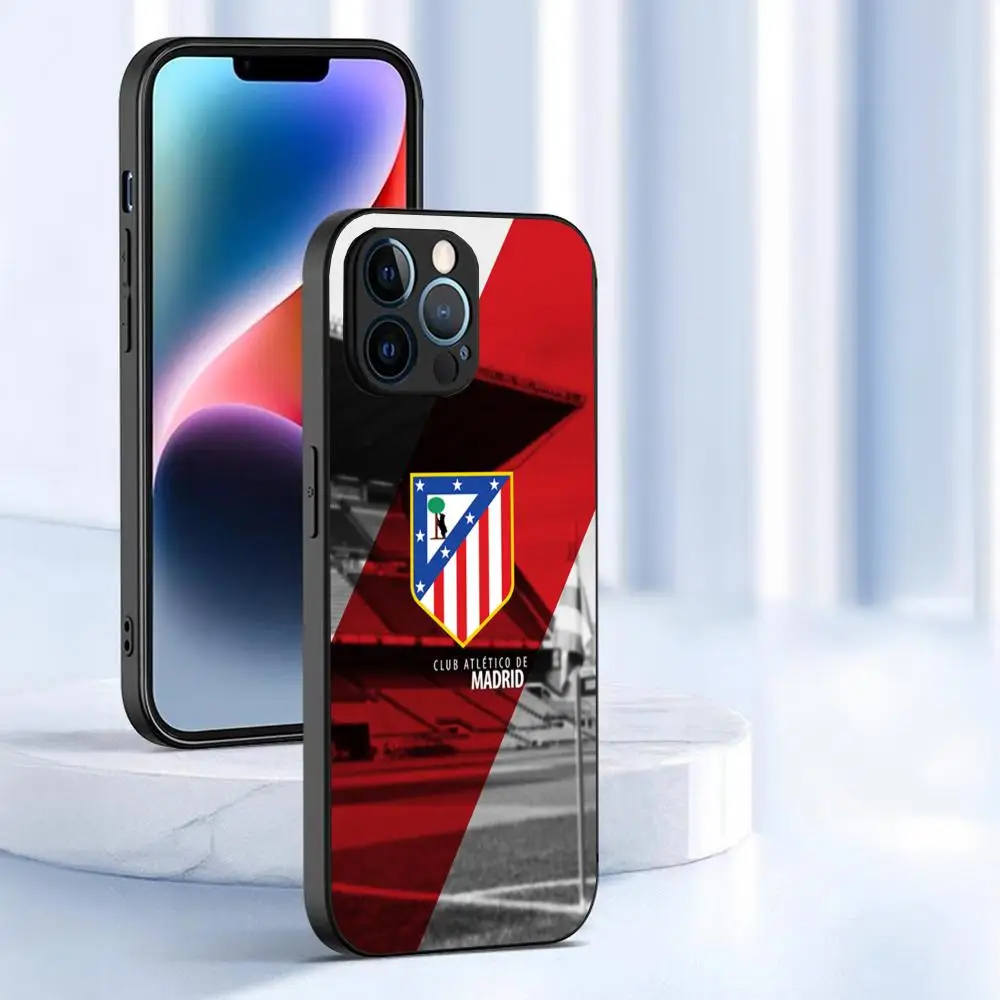 Top Sports-Club Atlético de Madrid Phone Case for iPhone 15 16 13 Pro Max 14 12 11 Xr X 8 7 6 Plus Luxury Back Cover