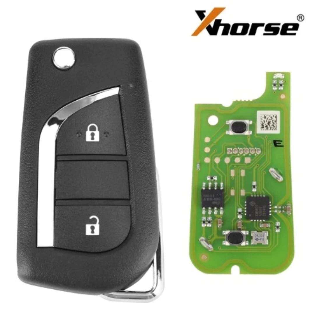 

Xhorse XKTO01EN Universal Remote Key for Toyota 2 Buttons for VVDI Key Tool and VVDI2