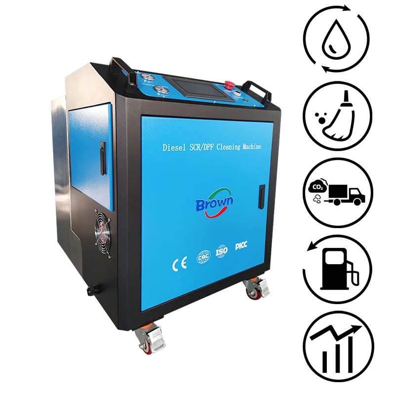 Particulate Filter Cleaner Machine Brown Dpf Cleaning Equipment Made of Metal