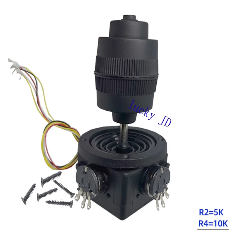 1PC 4-Axis 4D JH-D400X-R2/R4 Joystick Potentiometer Rocker Hall Joystick Dimensional Resistance 5K 10K Sealed With Button Switch