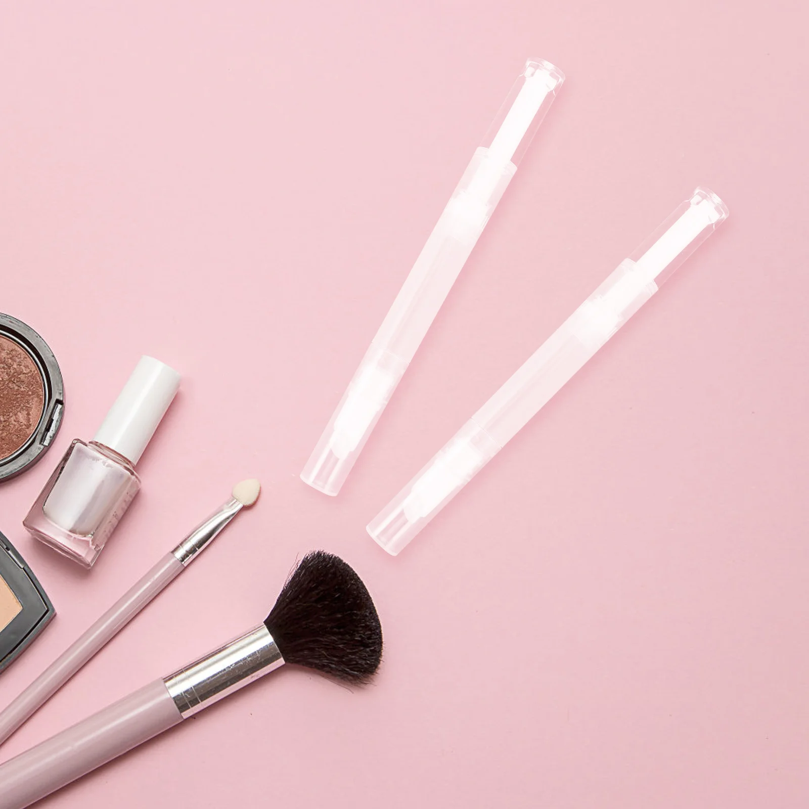 

5pcs Foundation Transfer Pens 3Ml Transparent Vacuum Leakproof Portable Applicator For Travel Daily Touch-Up Empty