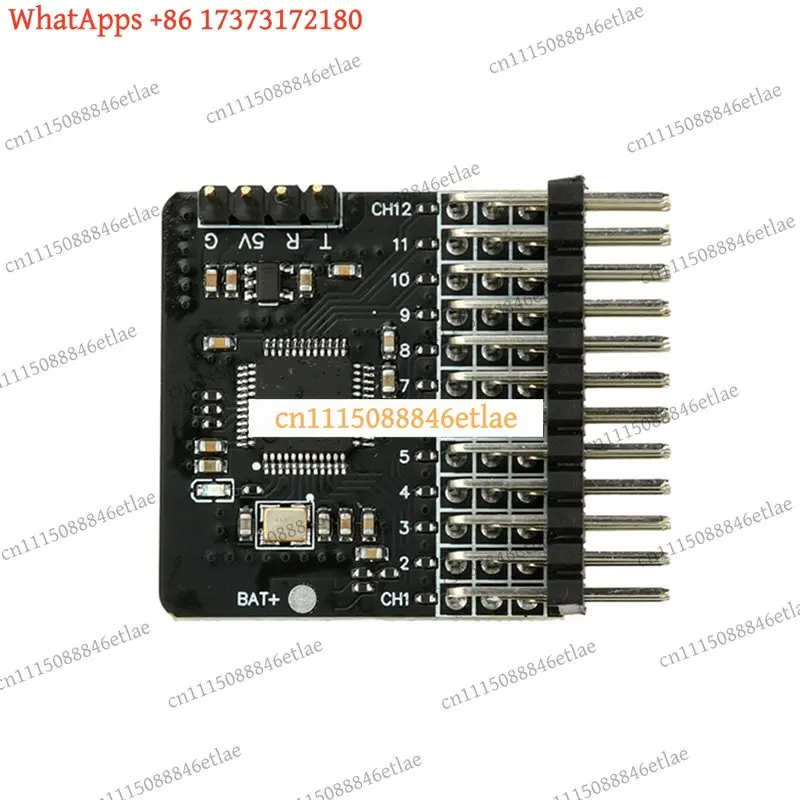 k3 ELRS CRSF-to-PWM Converter 12-CH Output 5V/3A BEC 6-36V Input RC Servo Signal Adapter for Drone Rover