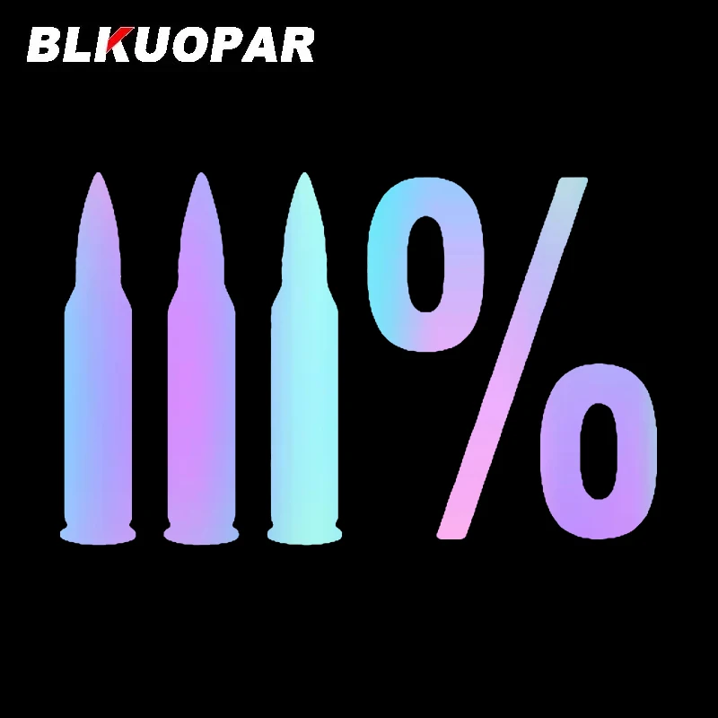

BLKUOPAR Bullet 100% Car Sticker Sunscreen Vinyl Waterproof Personality Windshield Decal Motorcycle Refrigerator Car Accessories