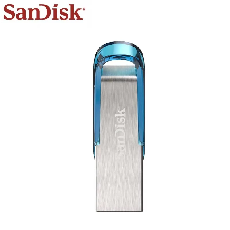 Genuine SanDisk Skyblue CZ73 USB3.0 Pen Drive 32GB  Pendrive 64GB  USB Flash Drive  128GB USB Stick USB Memoría For PC