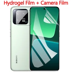 hydrogel film + camera film for xiaomi 13t pro soft screen protector mi-13t xiaomi 13 lite 5g hidrogel mi13 lite xiaomi 13 t pro