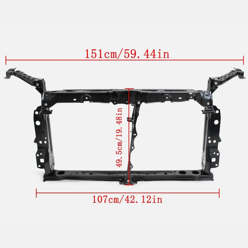 New Radiator Support Core Sedan For Toyota Corolla 2023-2025 5320102630 Radiator Bracket Assembly