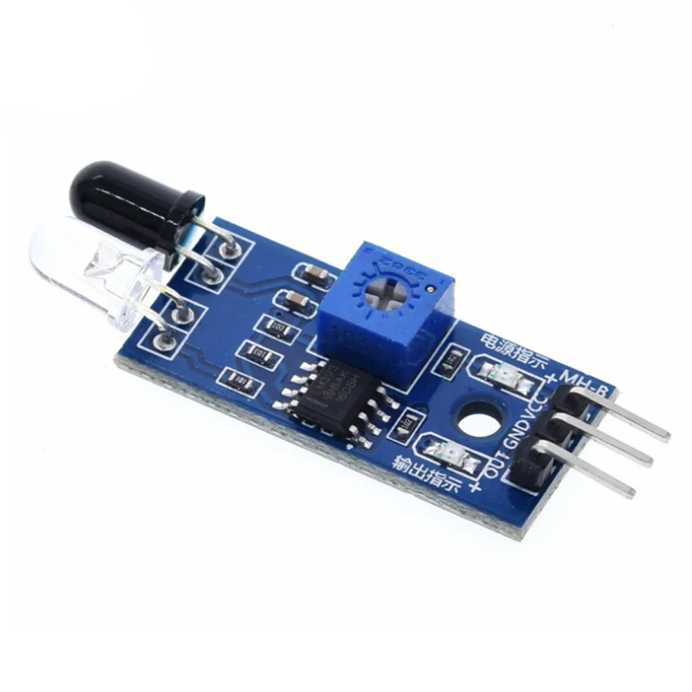1-100pcs IR Infrared Obstacle Avoidance Sensor Module for Arduino Diy Smart Car Robot Reflective Photoelectric 3PIN