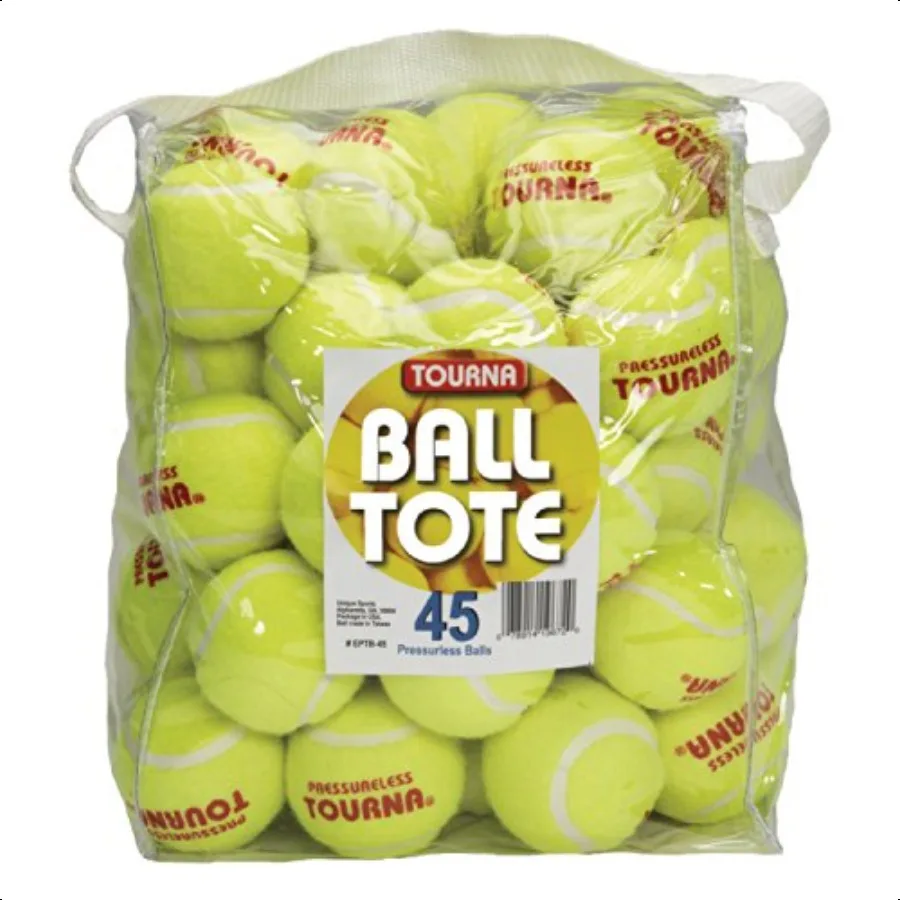 

Теннисные мячи Tourna Prurel с виниловой сумкой, упаковка 45 мячей