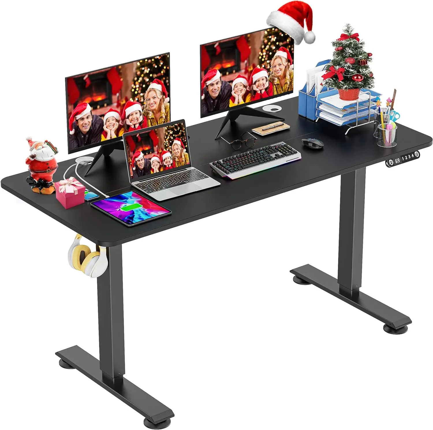 Tables élévatrices électriques ergonomiques, base de bureau intelligente debout