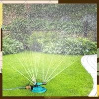 Garden Sprinkler, Adjustable Rotating Lawn Sprinkler 360 Degree 3 Arm Rotating Sprinkler,Automatic Water Sprinkler-ABNJ
