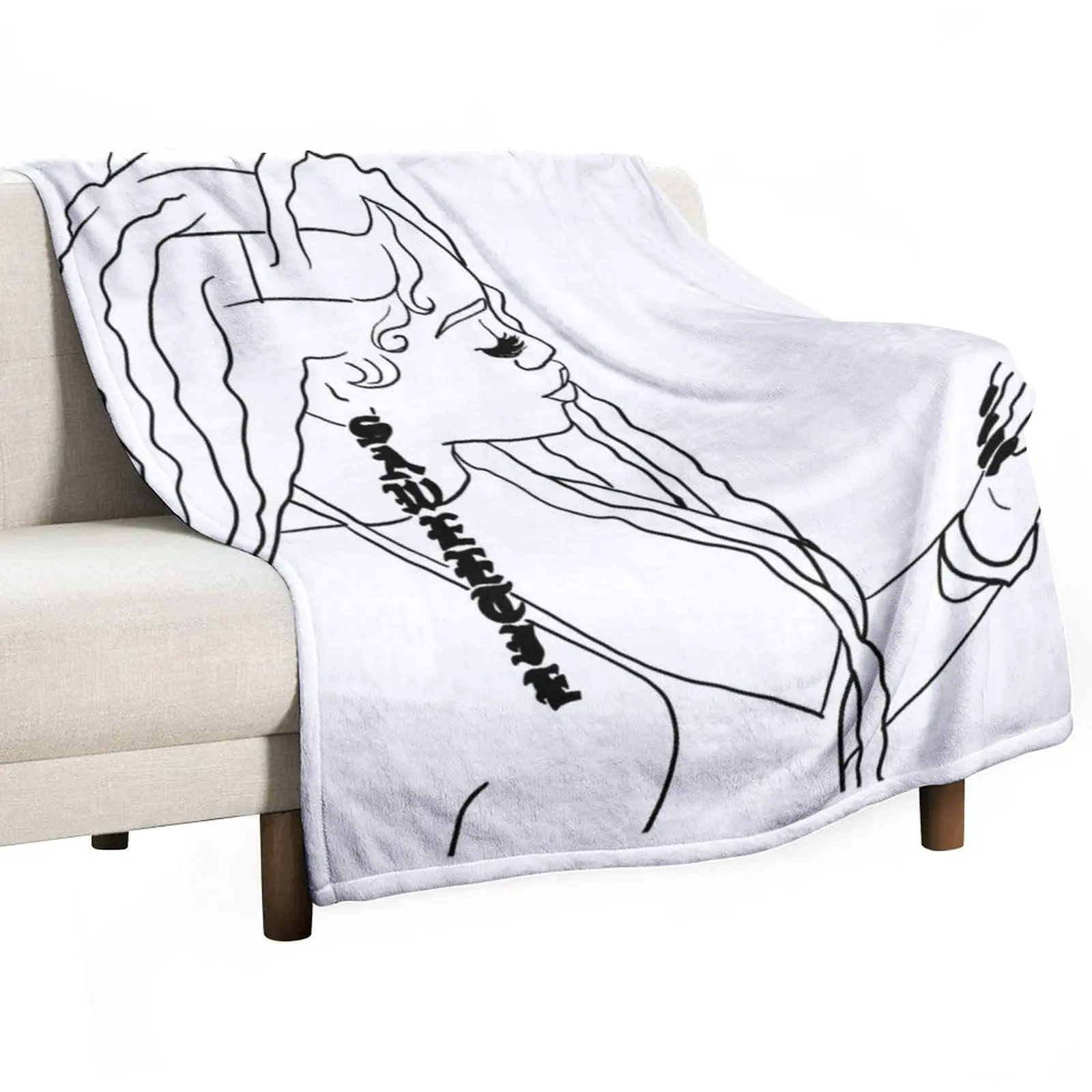 Sweet thang outline Throw Blanket Luxury Thicken Plush Polar cosplay anime Blankets