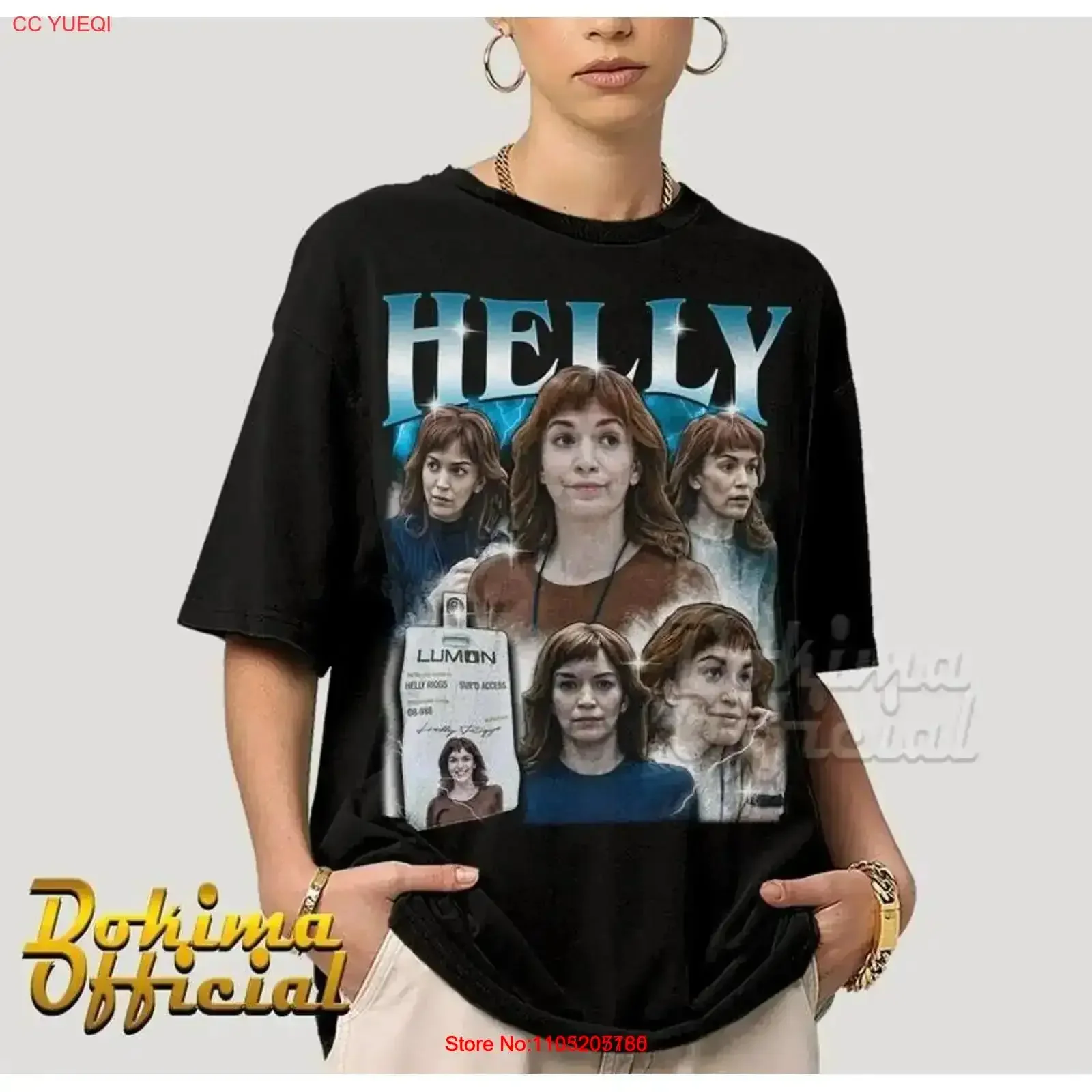 Severance Helly R T Shirt Vintage Style For Tv Lovers Lumon Washed Soft designer clothes graphic Stylish Stretched vintage