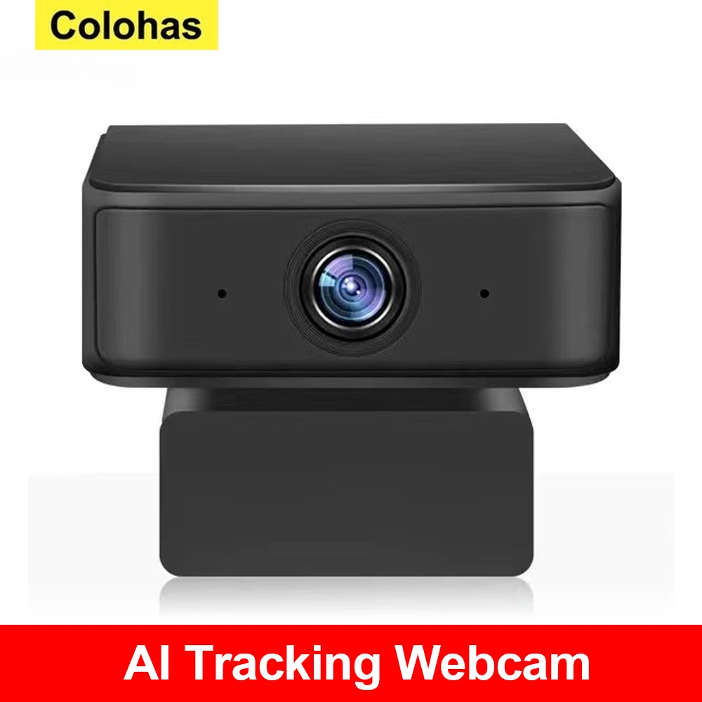 Auto Tracking Webcam 1080P Full HD Web Camera With Microphone USB Web Cam For PC Computer Laptop Online Conference Mini Camera