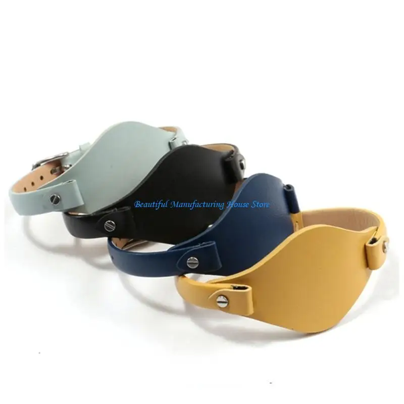 

E56A Регулируемый ремешок для часов из мягкой телячьей кожи для формальной повседневной носки Легкий аллергенный кожаный ремешок