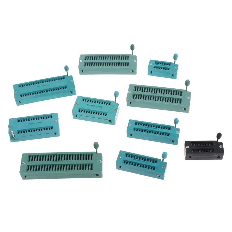 1PcsDurable Universal IC Locking Test Socket Multi Sizes 14P To 48P Wide Narrow Body For Electronic DIY Circuit Testing Projects