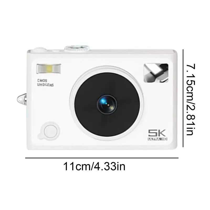 Цифровая камера для фотографии, компактная маленькая дорожная камера с защитой от сотрясений, 72 Мп, 2,8-дюймовый IPS-экран, профессиональный инструмент для фотосъемки