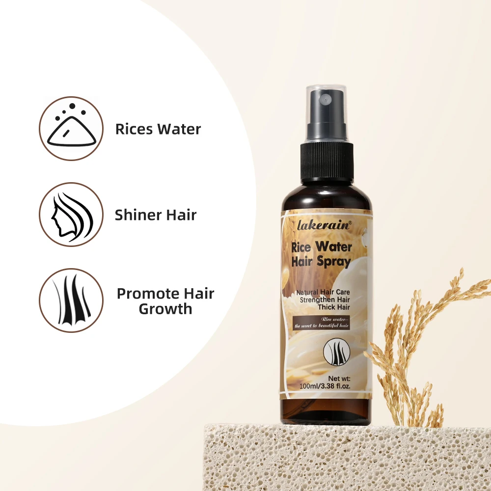 NEW Fermented Rice Water for Hair Growth Infused Keratin Vegan Non-Greasy Spray Naturally Thicker Longer Softer Men & Women image 2