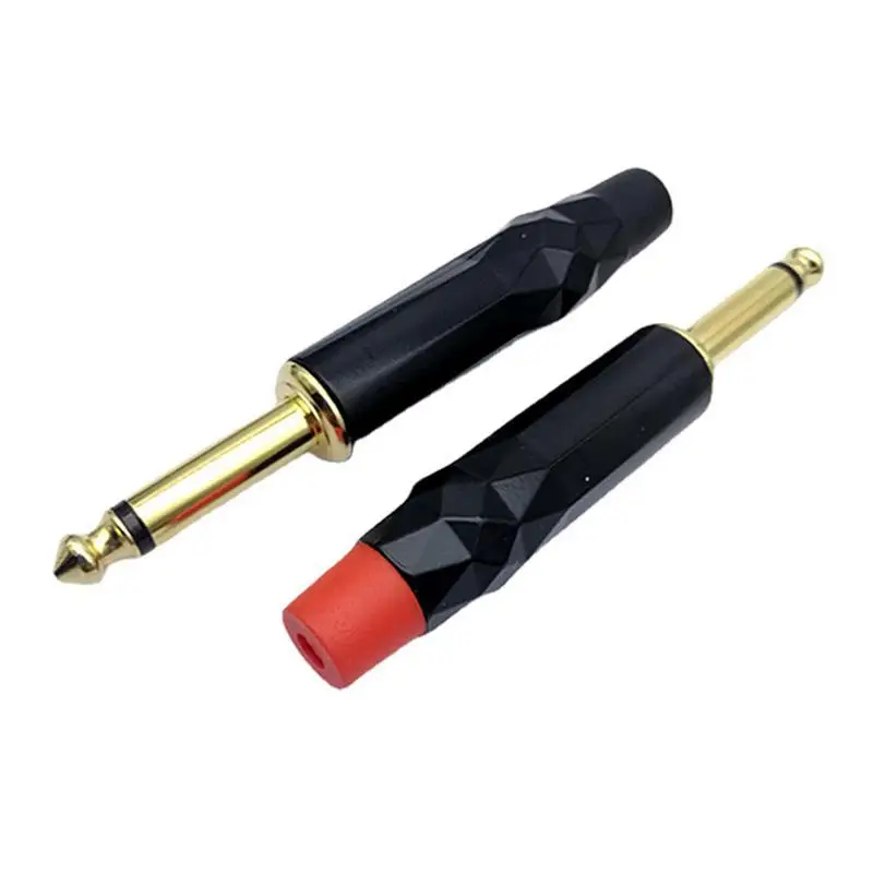 Microphone Adapter Jack Stereo Adapter Jack Adapter Heavy Duty Gold Plated 6.5 mm Aux Plug for Headphone Amplifier Speaker