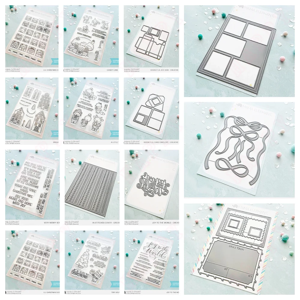 

Postcard Combos Creative Cuts Steel Dies Metal Cutting Dies Stamps for DIY Scrapbook Album Craft Paper Card Decoration 2025 New