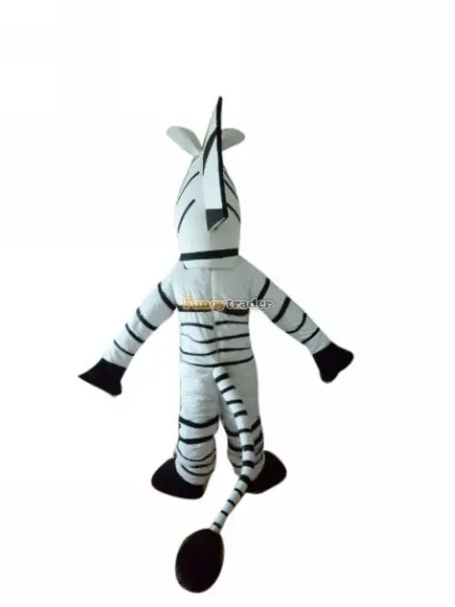 Nieuwe Volwassen Halloween Kerst Schattige Zebra Mascotte Fancy Cartoon Mascotte Kostuum Pluche Fancy Dress Mascotte Kostuum