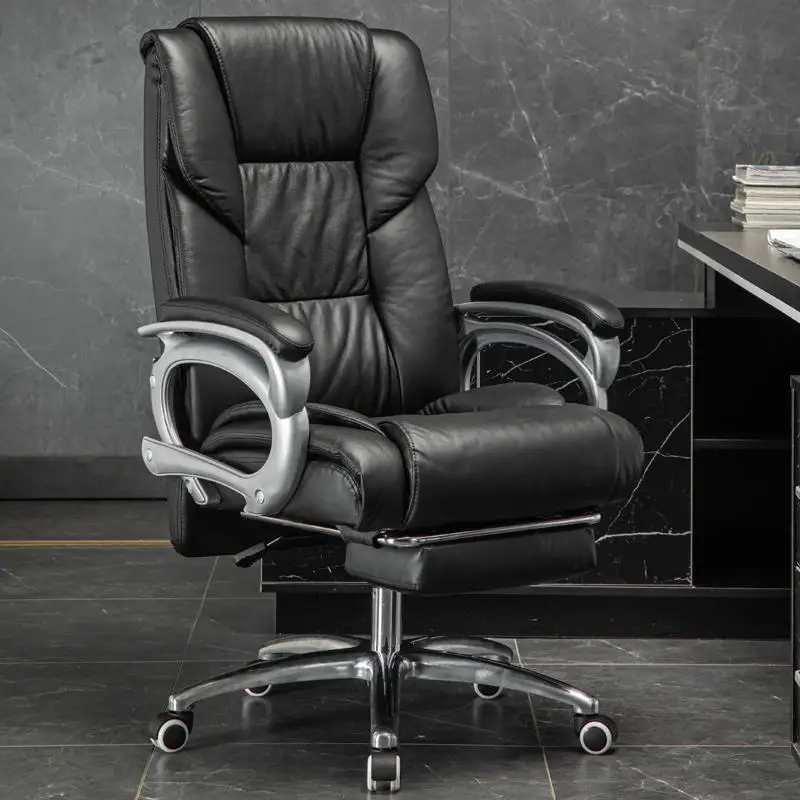 เก้าอี้สำนักงานหนังปรับเอนได้ เก้าอี้โซฟาแบบนั่งสบาย