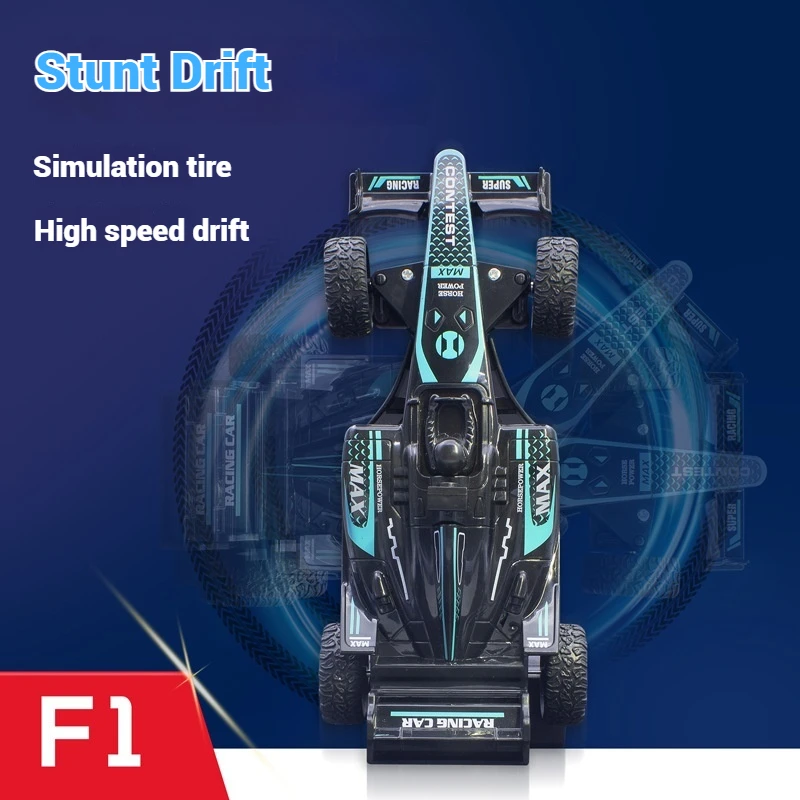 New F1 Mini Formula Racing Rechargeable Professional Rc Drift Electric Remote Control Car Durable Children'S Sports Car Toy Gift