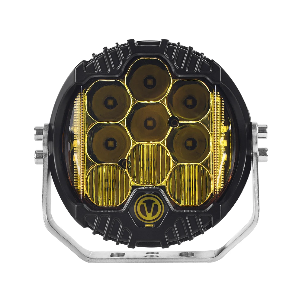 5 بوصة Led أضواء العمل 24 فولت 12 فولت المصابيح الأمامية 50 واط LED ضوء العمل للسيارات دراجة نارية شاحنة قارب جرار مقطورة الطرق الوعرة #3